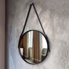 Miroir rond avec une corde Loft 65 cm CFZL-MR065