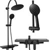 Shower system Rea Vigo Black