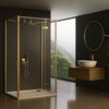 Cabina de ducha Rea Atlas 100x100 Brush Gold