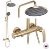 Conjunto de ducha PREMIUM Rea Como M2 Brush Gold