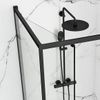 Cabina doccia Rea Space In Black 90x90
