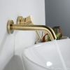 Wall Mounted faucet Rea Lungo Gold Mat + BOX