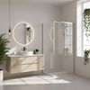 zuhanykabin Rea Primo Swing 90x70 Chrome