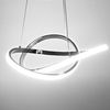 Deckenlampe Ring modern LED+Fernbedienung APP389-CP Chrom