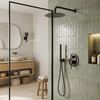 Kit de douche encastré REA Lungo Black Metallic + BOX