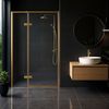 Shower door Rea Atlas 100 Brush Gold