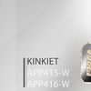 Wandlampe Kristall led quadrat APP415-W APP416-W