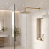 Bras de douche rond REA JS-9021 40cm Brush gold