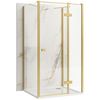 Cabine de douche Rea Atlas 100x90 Brush Gold