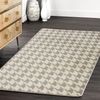 Plush carpet Clover Pepitka Beige