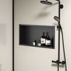 bathroom shelf 30x60 black matt