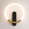 APPLIQUE MURALE LED LHJ068-W C BRUSH GOLD/BLACK