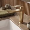 Bathroom faucet PREMIUM Rea Como Brush Gold Low