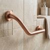 Barre d’appui d’angle pour salle de bain BRUSH COPPER