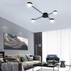 LAMPĂ MODERNĂ DE PLAFON NEGRA LED cu 4 brațe APP519-4C