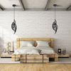 Lampa sufitowa nowoczesna loft APP977-1CP Czarna