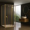 Cabina de dus Rea Atlas 120x100 Brush Gold