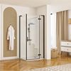 Shower enclosure REA Hugo Black 90x90