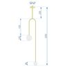 Deckenlampe Gold APP964-2CP