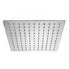 Deszczownica kwadratowa czarna REA JS-P015 25cm Chrom