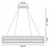 Lámpara LED APP1568-CP Gold 60cm