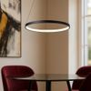 Люстра LED LHJ011-CP 40cm BLACK