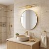 Kúpeľňové nástenné LED svietidlo SWE008-1W 58cm BRUSH GOLD
