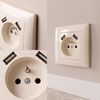 Single grounded socket + 2x USB-A OSTE JNH003-G Beige