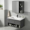 Bathroom furniture set with washbasin River 60cm Grey