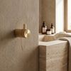 Appendino da bagno 64104 SOLO Brush Gold