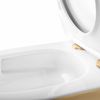 Cuvette WC suspendue Rea Carlo Mini Tornado NFQ GOLD WHITE