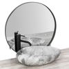 Opzetwastafel Rea Roxy C Stone L. GREY