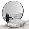 Lavabo da appoggio Rea Roxy C Stone L. Grey