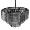 Lampadario a Sospensione da Soffitto APP1678-8CP Grigio