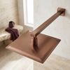 Sprchové rameno čtvercové REA JS-9022BRG 40cm Brush Copper