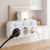 Power Strip 2 Sockets + 2x USB-A + USB-C JNH017 White