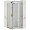 shower enclosure Rea Punto 80x80 Gold