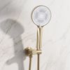 Rea Grace Brush Gold juodas paslėptas dušo rinkinys + DĖŽUTĖ