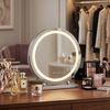 Miroir LED MAKE-UP Chrome 40 cm