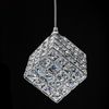 LAMPA WISZĄCA GLAMOUR KOSTKA APP723-3CP CHROM