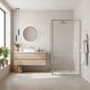 zuhanykabin Rea Primo Slide 130x100 Chrome