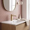 Rubinetto da bagno Rea Arlo Brush Gold