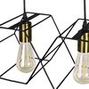 Lamp APP1133-5CP Black Gold