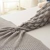 Kuscheldecke Mermaid Tail grey