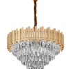 Lampe suspendue Cristal G050-CP 50CM GOLD