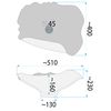 Ceramic Countertop Basin REA HM-17 Handmade ART