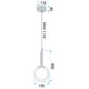 Pendant Lamp LED LHJ058-CP1 Brush Gold