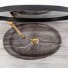 Countertop Basin Rea Roxy A Stone D.Grey