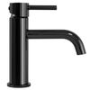 Bathroom faucet Rea Lungo BLACK metallic Low
