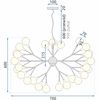 Lampa wisząca drzewko 27  APP590-CP Czarna